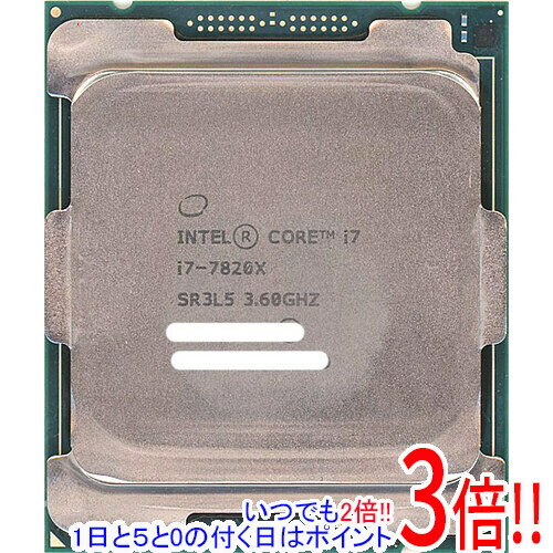 【1日と5.0のつく日、18日はポイント3倍！】【中古】Core i7 7820X 3.6GHz LGA2066 140W SR3L5