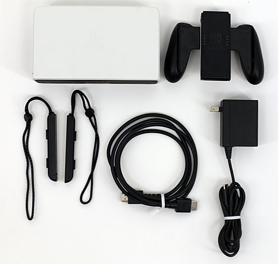 エクセラー2号館 楽天市場店の【中古】任天堂 Nintendo Switch 有機ELモデル HEG-S-KAAAA ホワイト 液晶画面いたみ 元箱あり｜アングル3