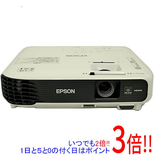 【1日と5.0のつく日、18日はポイント3倍！】【中古】EPSON製 液晶プロジェクター EB-S04 3000ルーメン 本体のみ 本体いたみ
