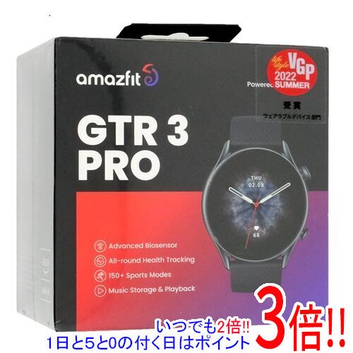 【いつでも2倍！5．0のつく日は3倍！1日も18日も3倍！】Zepp Health Amazfit GTR 3 Pro SP170042C153 インフィニットブラック