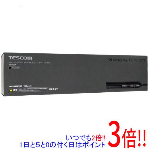 【延長保証対応!!】テスコム プロフェッショナル プロテクトイオン ストレートアイロン Nobby by TESCOM NIS700A-K ブラック