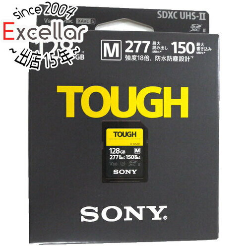 【いつでも2倍！5．0のつく日は3倍！1日も18日も3倍！】SONY製 SDXCメモリーカード 128GB Class10 TOUGH SF-M128T