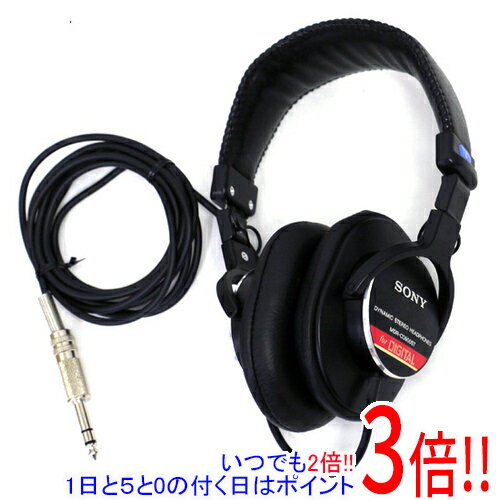 【1日と5.0のつく日、18日はポイント3倍！】【中古】SONY製 ヘッドホン MDR-CD900ST 本体のみ ヘッドホンカバーいたみ