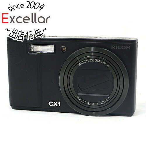 【いつでも2倍!5.0のつく日、18日は3倍!】【中古】RICOH製 デジタルカメラ CX1 ブラック 1000万画素