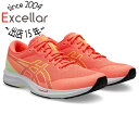 asics アシックス 23.5cm ランニングシューズ レディース LYTERACER 6 1012B764 サンコーラル/セーフティイエロー