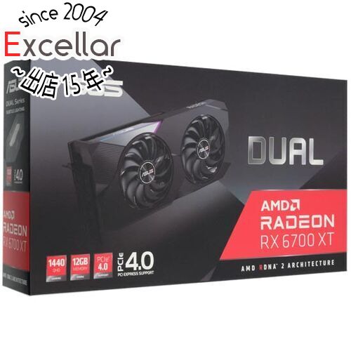 【いつでも2倍！5．0のつく日は3倍！1日も18日も3倍！】ASUSグラボ DUAL-RX6700XT-12G PCIExp 12GB