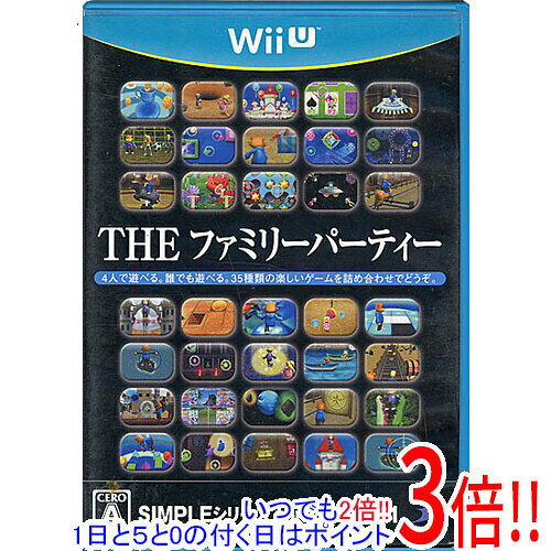 【中古】SIMPLEシリーズ for Wii U Vol.1 THE ファミリーパーティー Wii U 説明書なし