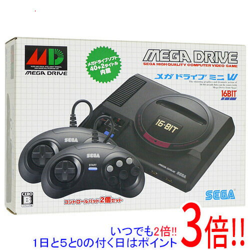 【1日と5.0のつく日、18日はポイント3倍！】【新品訳あり(箱きず・やぶれ)】 SEGA メガドライブミニ W HAA-2523