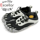 ビブラム Vibram ファイブフィンガーズ メンズ V-Run RETRO Black/Grey ブラックグレイ 21M8001 25cm(40)(4)