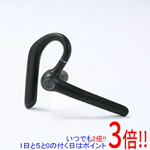 【延長保証対応 】ELECOM ワイヤレスイヤホン 充電ケース付き 片耳ワイヤレスヘッドセット LBT-HSC41BK ブラック