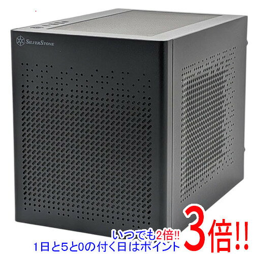 【新品(開封のみ)】 SILVERSTONE PCケース SST-SG16B ブラック