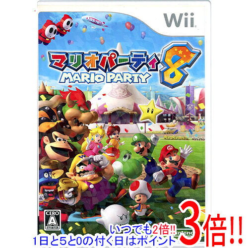 【1日と5.0のつく日、18日はポイント3倍！】【中古】マリオパーティ8 Wii 説明書なし・ディスク傷・カバー・ケースいたみ