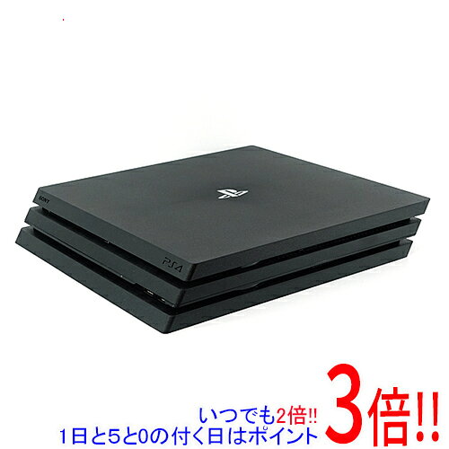 【中古】SONY プレイステーション4 Pro 1TB ブラック CUH-7100BB01 ゴム足なし