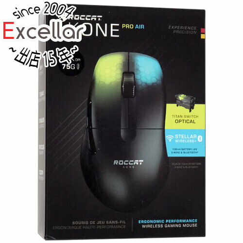 【いつでも2倍！5．0のつく日は3倍！1日も18日も3倍！】ROCCAT ゲーミングマウス Kone Pro Air ROC-11-410-01 Ash Black