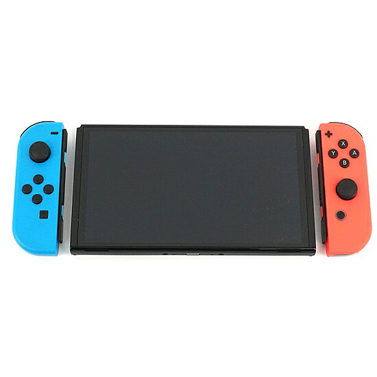 エクセラー2号館 楽天市場店の【中古】任天堂 Nintendo Switch 有機ELモデル HEG-S-KABAA ネオンブルー・ネオンレッド 元箱あり｜アングル2