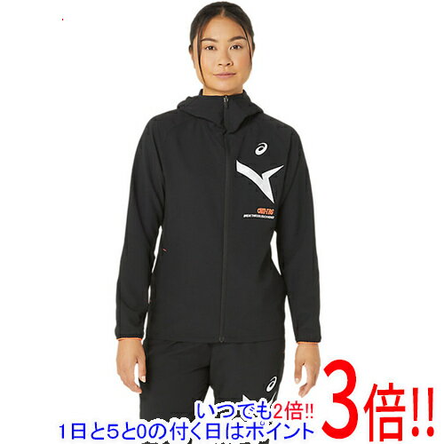 【いつでも2倍！5.0のつく日、18日は3倍！】asics アシックス Mサイズ ウイメンズA-I-Mドライクロスフーディージャケット 2032C973 パフォーマンスブラック