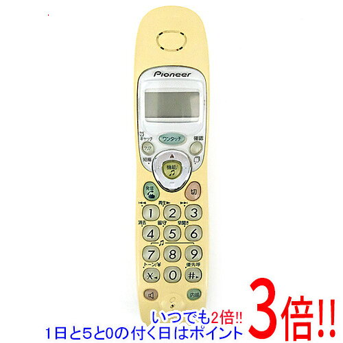 【中古】Pioneer 増設子機 TF-TK94 本体のみ 本体いたみ