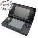 【中古】任天堂 ニンテンドー3DS コスモブラック CTR-S-KAAA SDカードスロットカバーなし 本体・液晶画面いたみ