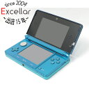 【中古】任天堂 ニンテンドー3DS アクアブルー CTR-S-BAAA 液晶画面いたみ