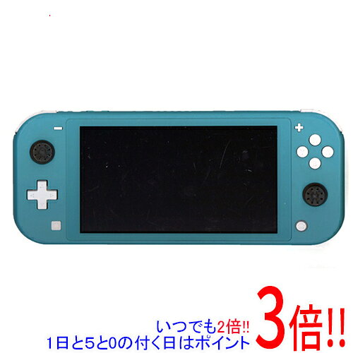 【中古】任天堂 Nintendo Switch Lite(ニンテンドースイッチ ライト) HDH-S-BAZAA ターコイズ ゴムなし・液晶いたみ