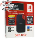 【いつでも2倍！5．0のつく日は3倍！1日も18日も3倍！】SANDISK ポータブルSSD エクストリーム SDSSDE61-4T00-J25 4TB