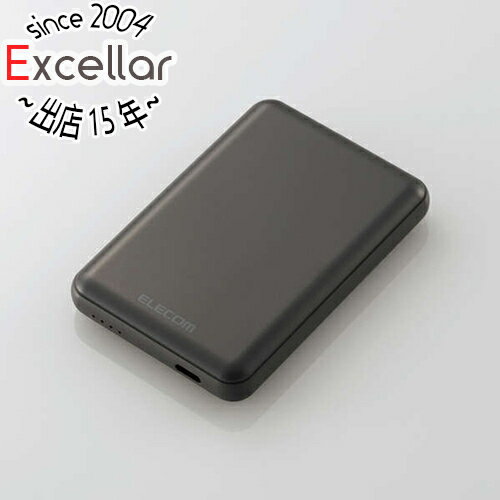 ELECOM 超コンパクトモバイルバッテリー 5000mAh DE-C48-5000DGY ダークグレー ELECOM 超コンパクトモバイルバッテリー 5000mAh DE-C48-5000DGY ダークグレー