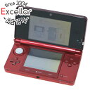 【中古】任天堂 ニンテンドー3DS メタリックレッド CTR-S-RDBA 本体のみ 液晶画面いたみ