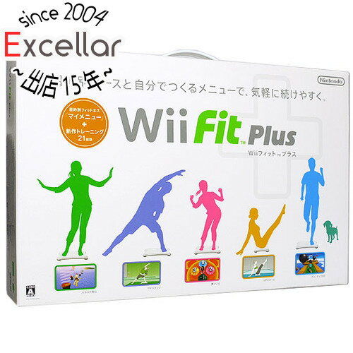 【いつでも2倍！5．0のつく日は3倍！1日も18日も3倍！】【中古】Wiiフィット プラス バランスWiiボードセット 外箱いたみ