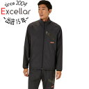 【いつでも2倍!5.0のつく日、18日は3倍!】asics アシックス M サイズ AIM-TRG裏トリコットウインドブレーカージャケット 2031E730 ブラック×ガンメタル
