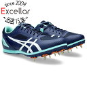 【いつでも2倍!5.0のつく日、18日は3倍!】asics アシックス 27.5cm 陸上スパイク HEATFLAT 12 1093A195 ブルーエクスパンス/ホワイト|詳細画像
