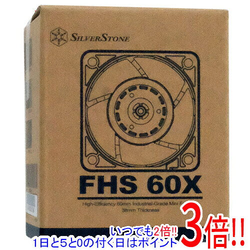 商品名SILVERSTONE ケースファン 60mm FHS 60X SST-FHS60X 黒商品状態新品の商品です。型番FHS 60X SST-FHS60X [黒]仕様[スペック]ファンサイズ 60 mm角最大風量 65.74 CFM最大ノイズレベル 61.5 dB最大回転数 15000 rpmPWM ○コネクタ 4pin個数 1 個幅x高さx厚さ 60x60x38 mmその他※掲載画像は代表画像です。実際の商品と細部が異なる場合がございますので、商品状態につきましては表記の内容をご確認ください。※返品についてはこちらをご覧ください。　