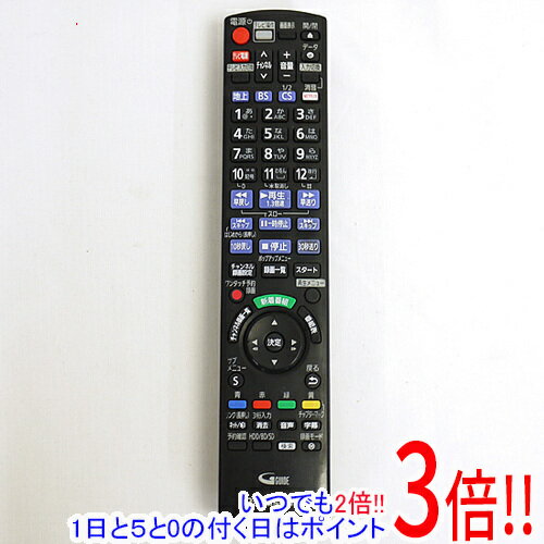 【1日と5.0のつく日、18日はポイント3倍！】【中古】Panasonic ブルーレイ/DVDプレーヤー・レコーダー用リモコン N2QAYB001044