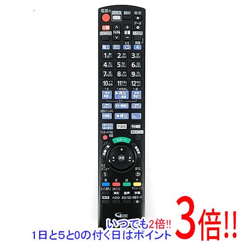 樂天商城 - 【1日と5.0のつく日、18日はポイント3倍！】【中古】Panasonic BD/DVDレコーダー用リモコン N2QAYB001056 本体いたみ