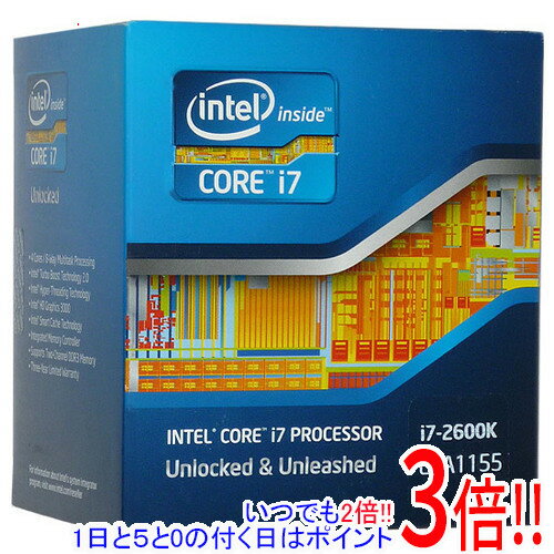 【1日と5.0のつく日、18日はポイント3倍！】【中古】Core i7 2600K 3.4GHz LGA1155 SR00C 元箱あり