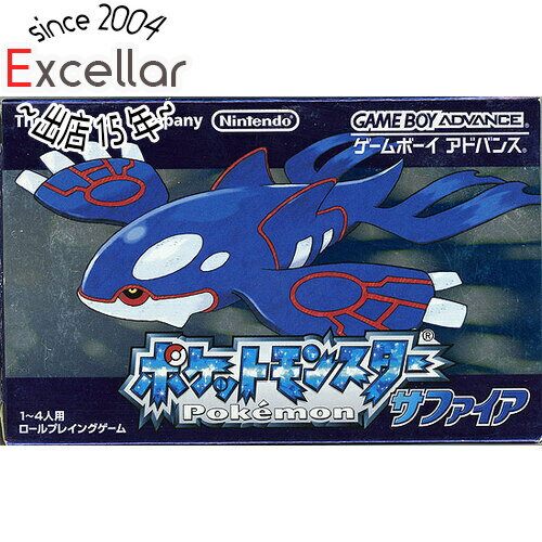 【いつでも2倍!5.0のつく日、18日は3倍!】【中古】ポケットモンスターサファイア GBA 外箱いたみ