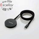 ELECOM マグネットQi2規格対応ワイヤレス充電器 W-MA05BK ブラック