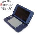 【中古】任天堂 Newニンテンドー3DS LL メタリックブルー 液晶画面いたみ