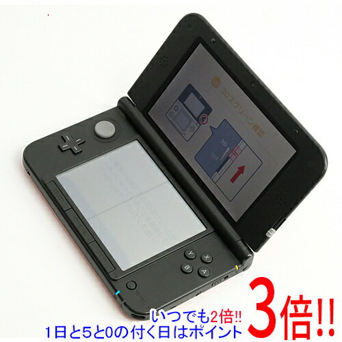 【1日と5.0のつく日、18日はポイント3倍！】【中古】任天堂 ニンテンドー3DS LL レッドXブラック SPR-S-RKAA 液晶画面いたみ 元箱あり