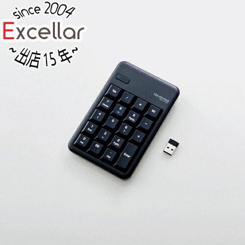【いつでも2倍！5.0のつく日、18日は3倍！】ELECOM 2.4GHzワイヤレステンキーパッド TK-TDM017BK ブラック