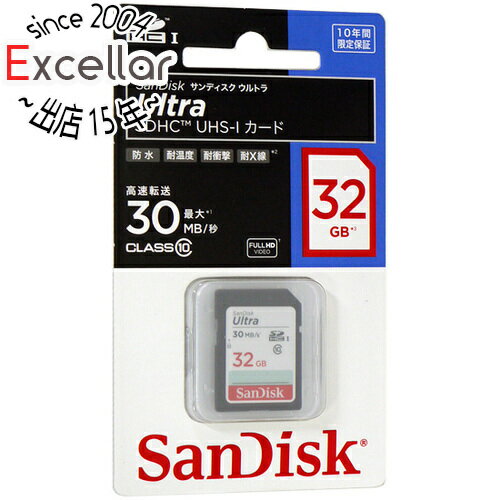 【いつでも2倍!5.0のつく日、18日は3倍!】SanDisk SDHCカード SDSDUL-032G-J35 32GB