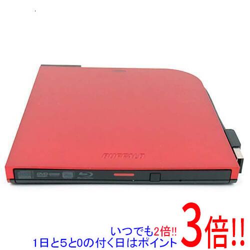 商品名【中古】BUFFALO 外付けブルーレイドライブ BRXL-PT6U2V-RD 本体のみ商品状態動作確認済みの中古品です。※中古品のため、使用感や傷、汚れ等がある場合がございます。商品説明USB 2.0対応のスリムなポータブルBDドライブ商品名ブルーレイドライブ型番BRXL-PT6U2V-RD [レッド]仕様[基本スペック]対応メディア BD-R/BD-RE/DVD-R/DVD-RW/DVD-R DL/DVD+R/DVD+RW/DVD+R DL/DVD-RAM/BD-R XL/BD-RE XL接続インターフェース USB2.0設置方式 外付けその他の機能 3D対応[書き込み速度]BD-R書き込み速度 6 倍速BD-RE書き換え速度 2 倍速DVD-R書き込み速度 8 倍速DVD-RW書き換え速度 6 倍速DVD+R書き込み速度 8 倍速DVD+RW書き換え速度 8 倍速DVD-RAM書き換え速度 5 倍速CD-R書き込み速度 24 倍速CD-RW書き込み速度 16 倍速[サイズ・重量]幅x高さx奥行 138x14.4x152 mm重さ 220 g付属品※画像のものがすべてです。ご確認後、ご検討お願いします。その他※掲載画像は代表画像です。実際の商品と細部が異なる場合がございますので、商品状態につきましては表記の内容をご確認ください。※返品についてはこちらをご覧ください。　
