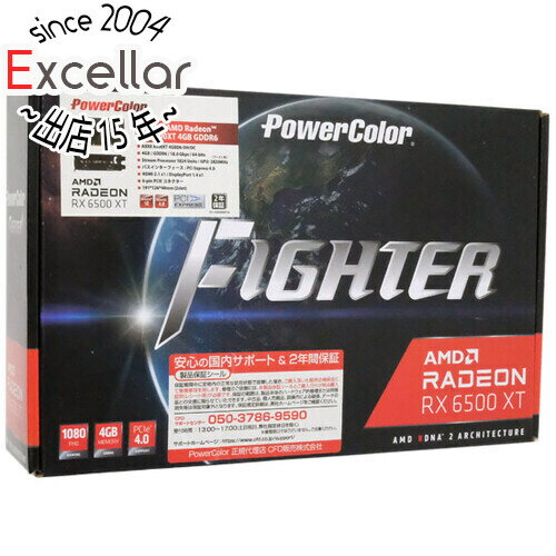 ڤĤǤ2ܡ50ΤĤ3ܡ1183ܡۡšPowerColor Fighter AMD Radeon RX 6500XT AXRX 6500XT 4GBD6-DH/OC PCIExp 4GB Ȣ