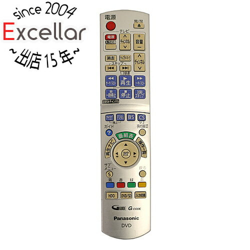 【いつでも2倍!5.0のつく日、18日は3倍!】【中古】Panasonic DVDレコーダー「DIGA」用リモコン N2QAYB000186 【いつでも2倍!5.0のつく日、18日は3倍!】【中古】Panasonic DVDレコーダー「DIGA」用リモコン N2QAYB000186