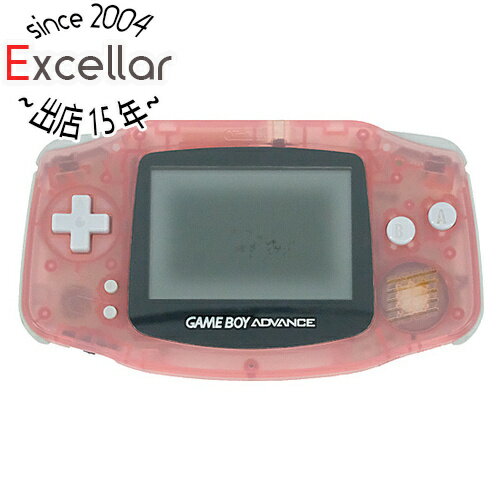 【いつでも2倍!5.0のつく日、18日は3倍!】【中古】任天堂 ゲームボーイアドバンス ミルキーピンク 本体・液晶画面いたみ 電池カバーなし