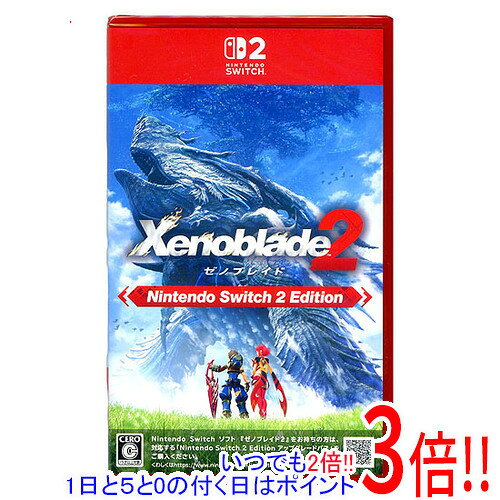 商品名ゼノブレイド2 Nintendo Switch 2 Edition商品状態新品です。※本商品は、製品の性質上、開封後の返品はお受けできませんのでご了承ください。仕様ジャンル：RPGCERO：「C」15歳以上対象プレイ人数TVモード：1 人テーブルモード：1 人携帯モード：1 人その他人数：プレイ人数:1人amiibo対応：○その他※掲載画像は代表画像です。実際の商品と細部が異なる場合がございますので、商品状態につきましては表記の内容をご確認ください。※返品についてはこちらをご覧ください。※プロダクトコードなどのコード付き商品について 有効期限の記載がない商品は有効期限が終了している場合があります。 有効期限につきましては、メーカーにてご確認ください。　
