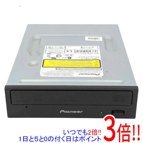 商品名【中古】PIONEER 内蔵型ブルーレイドライブ BDR-208MBK商品状態動作確認済みの中古品です。※中古品ですので、傷、汚れ等ある場合がございます。ご理解の上、ご検討お願いします。型番BDR-208MBK バルク [ブラック]仕様[基本スペック]設置方式 内蔵接続インターフェース SATAキャッシュ 4MB[再生可能メディア]BD-R ○BD-RE ○BD-R XL ○BD-RE XL ○DVD-R ○DVD-RW ○DVD-R DL ○DVD+R ○DVD+RW ○DVD+R DL ○DVD-RAM ○[記録可能メディア]BD-R ○BD-RE ○BD-R XL ○BD-RE XL ○DVD-R ○DVD-R DL ○DVD+R ○DVD+R DL ○DVD-RW ○DVD+RW ○DVD-RAM ○[サイズ・重量]重さ 740 g幅x高さx奥行 148x42.3x180 mm付属品※無し。ご確認後、ご検討お願い致します。その他※掲載画像は代表画像です。実際の商品と細部が異なる場合がございますので、商品状態につきましては表記の内容をご確認ください。※返品についてはこちらをご覧ください。　