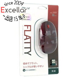 【いつでも2倍！5．0のつく日は3倍！1日も18日も3倍！】ナカバヤシ 3ボタンBlueLEDマウス FLATTY MUS-RKT153NR レッド