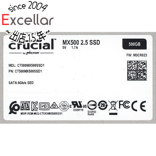 楽天市場】crucial mx500 ct500mx500ssd1/jpの通販 楽天市場】crucial mx500 ct500mx500ssd1/jpの通販
