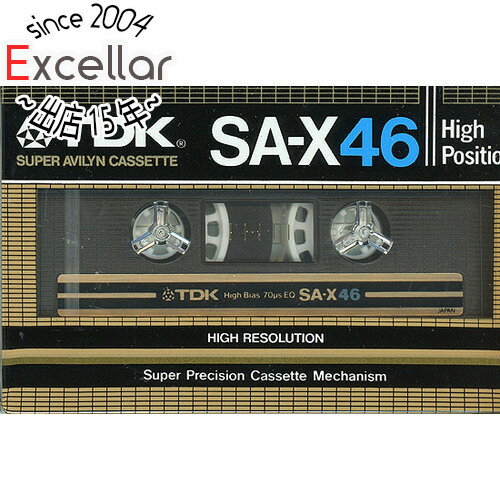 商品名TDK カセットテープ ハイポジション SA-X46 46分商品状態 新品 商品名 カセットテープ ハイポジション 型番 SA-X46 メーカー名 TDK その他 ※商品の画像はイメージです。その他たくさんの魅力ある商品を出品しております。ぜひ、見て行ってください。※返品についてはこちらをご覧ください。　