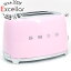 【いつでも2倍！5．0のつく日は3倍！1日も18日も3倍！】SMEG ポップアップトースター TSF01PKJP Pink